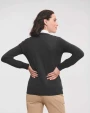 RUSSELL Ladies' V-neck Knitted Cardigan Pullovers personalisierbar