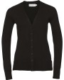RUSSELL Ladies' V-neck Knitted Cardigan Pullovers personalisierbar