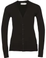 RUSSELL Ladies' V-neck Knitted Cardigan Pullovers personalisierbar