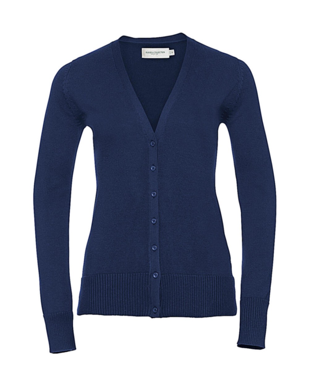 Truien RUSSELL Ladies' gebreid vest met V-hals voor bedrukking &amp; borduring
