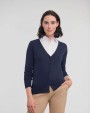 RUSSELL Ladies' V-neck Knitted Cardigan Pullovers personalisierbar