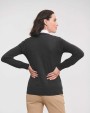 Truien RUSSELL Ladies' gebreid vest met V-hals voor bedrukking &amp; borduring