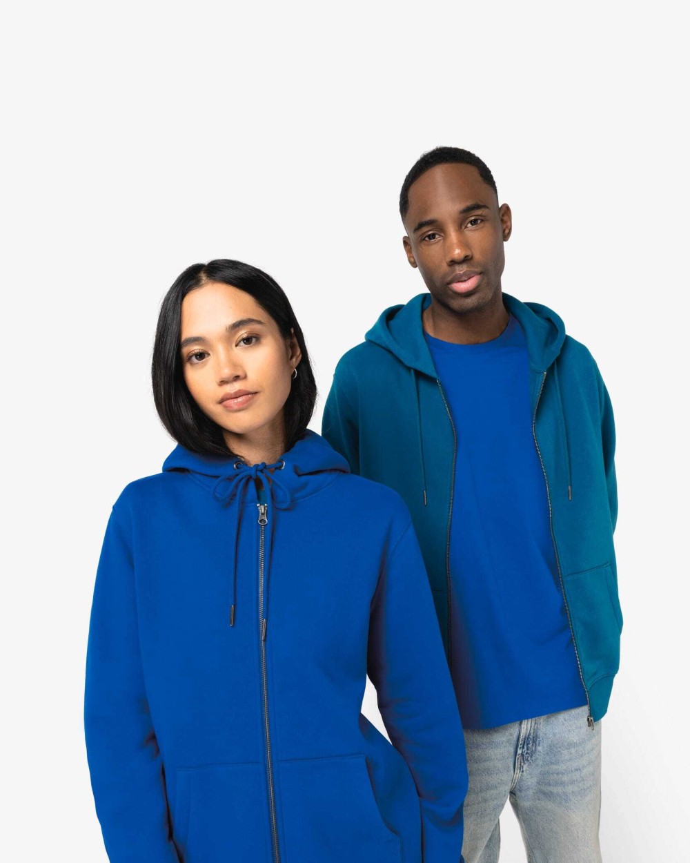 Sweaters & hoodies NATIVE SPIRIT Ecologisch uniseks sweatvest met capuchon voor bedrukking &amp; borduring