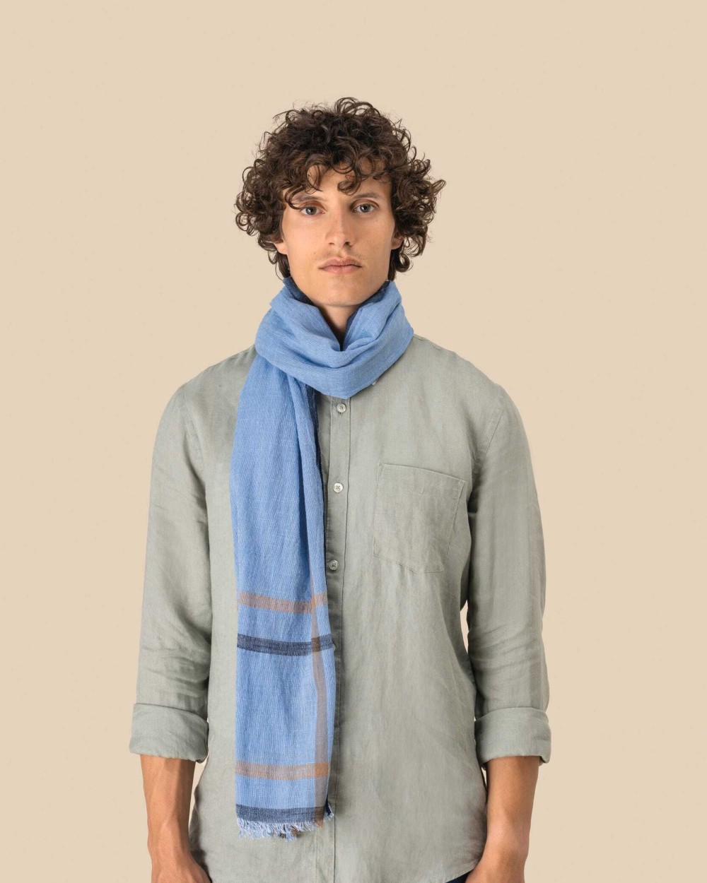 SPASSO Gestreiftes Unisex-Schal Schals personalisierbar