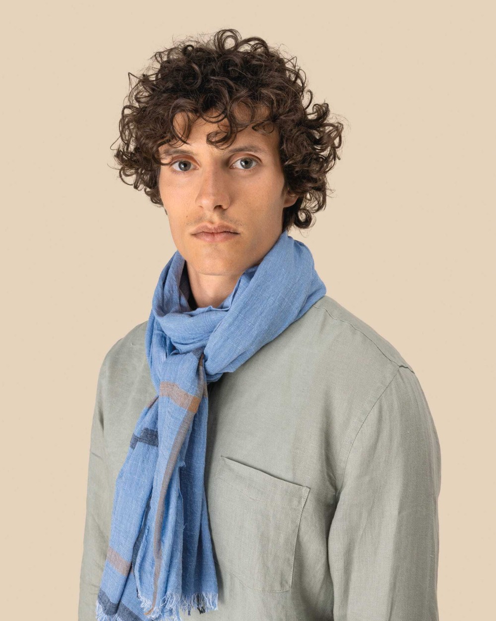 SPASSO Gestreiftes Unisex-Schal Schals personalisierbar