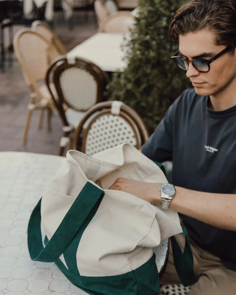4DO SHOP LOCAL AWARE™ Tasche aus recycelter Baumwolle, 350g/m² Taschen personalisierbar
