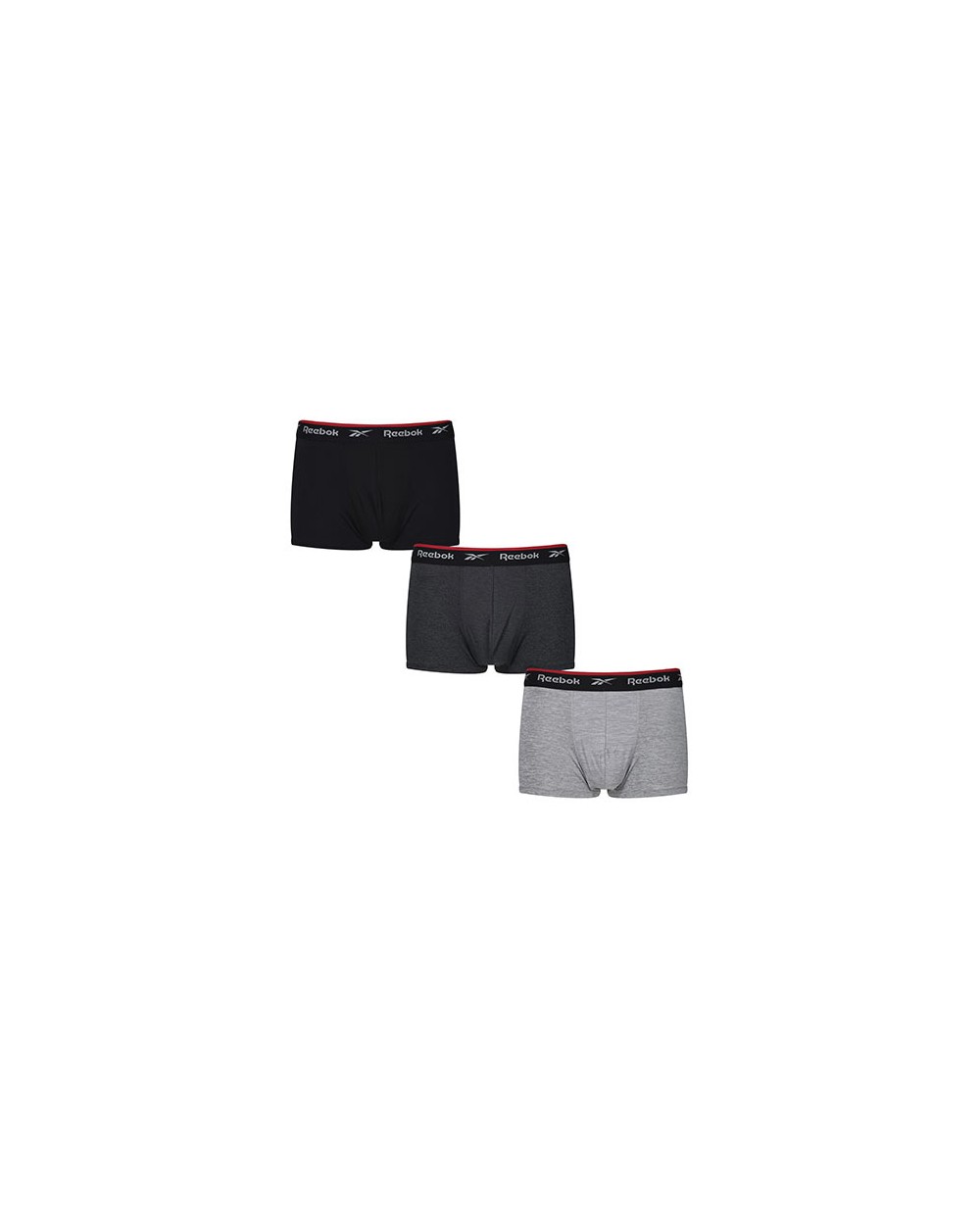 REEBOK Men´s Short Sports Trunk (3 Pair Pack) Unterhosen personalisierbar