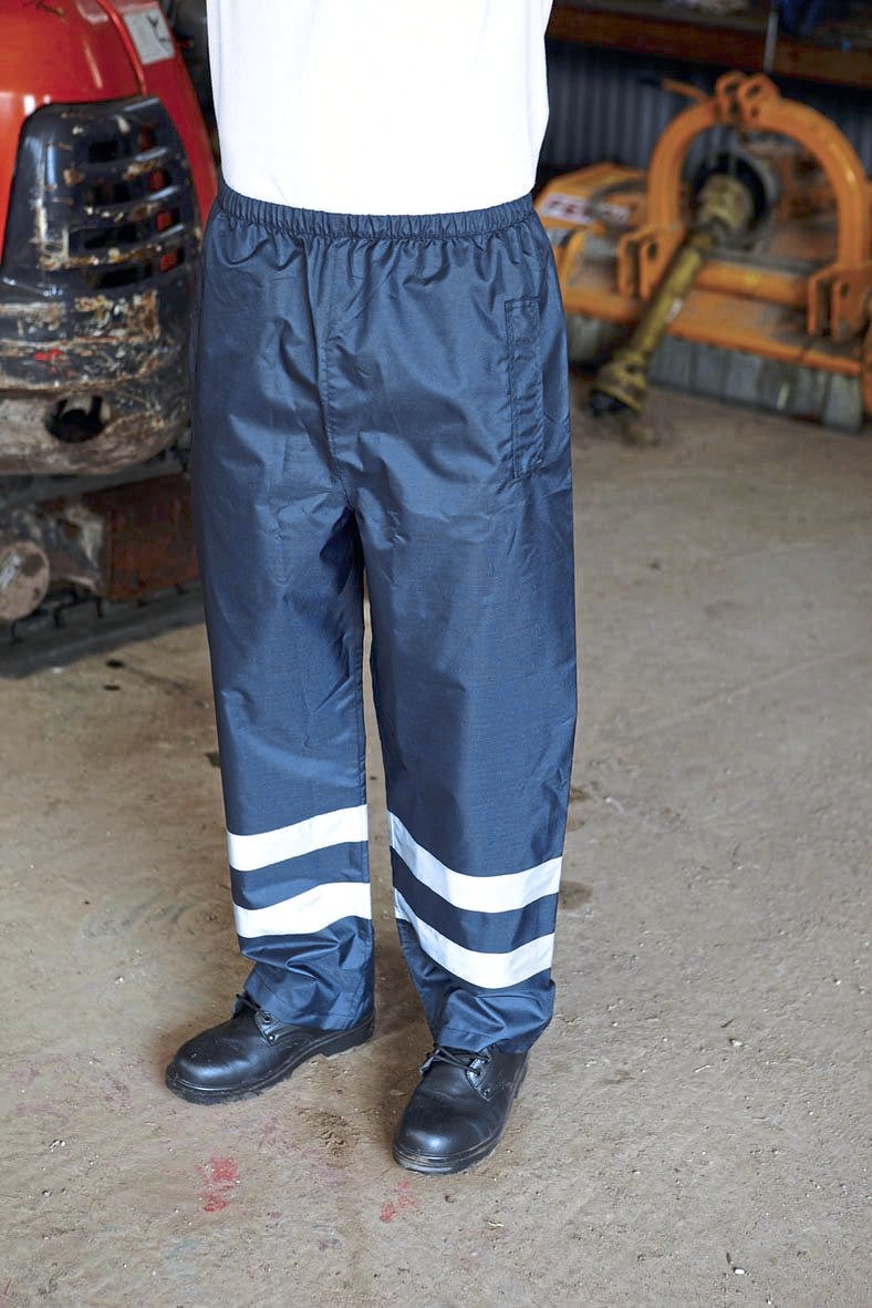 Broeken YOKO Hi-Vis Waterproof Over-Trousers voor bedrukking &amp; borduring