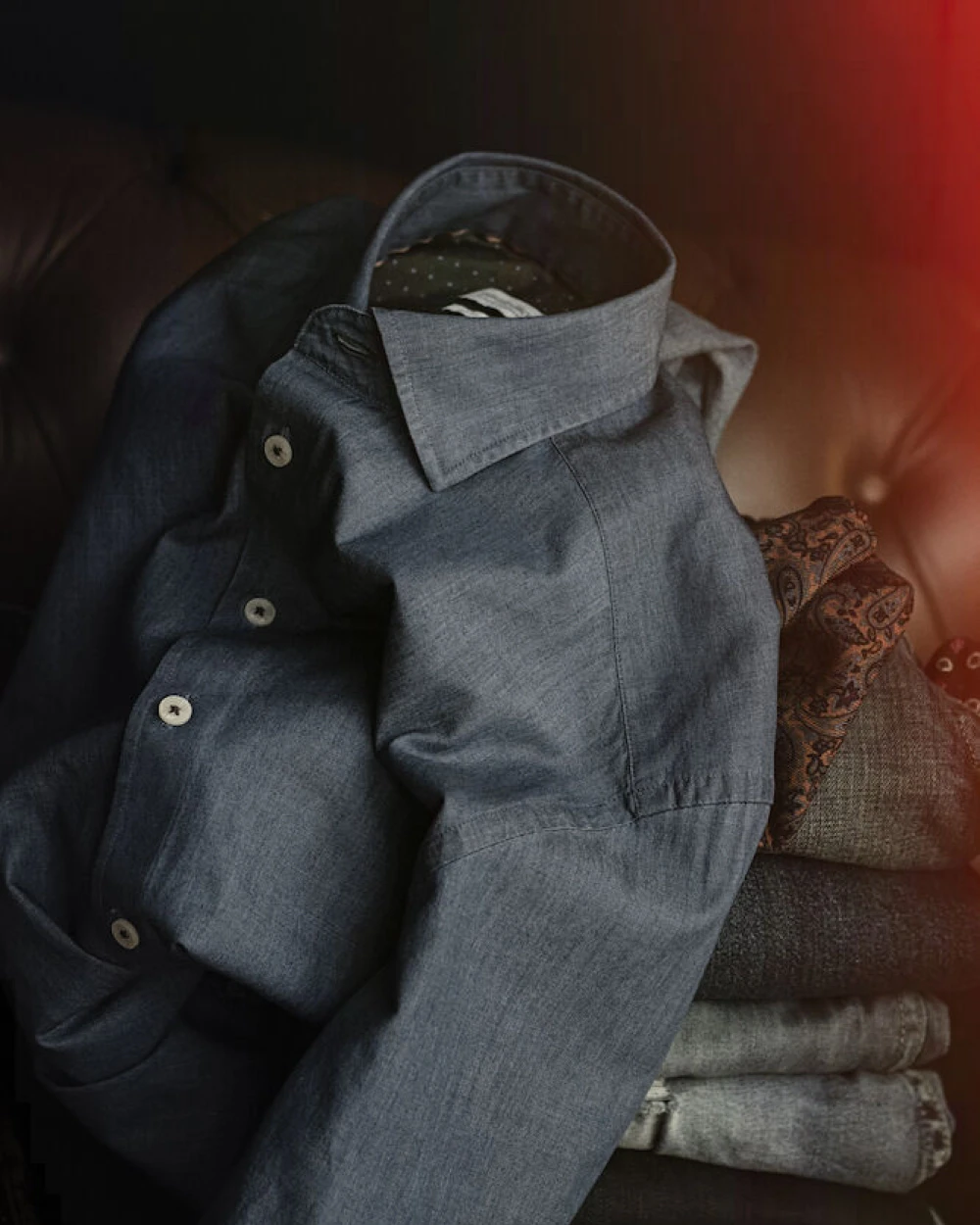 J. HARVEST & FROST Indigo Bow 130  Hemd Regular Fit Herren Hemden personalisierbar