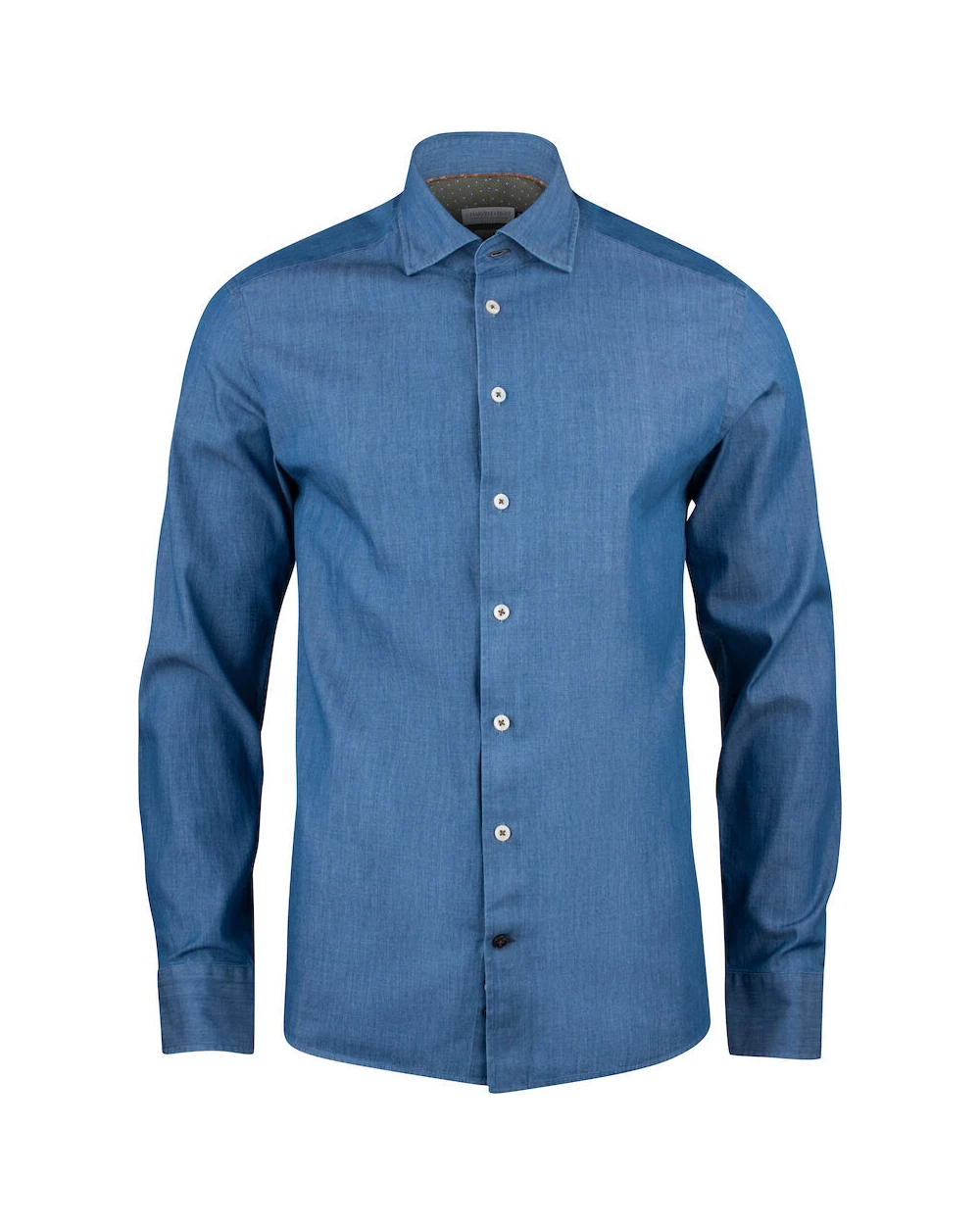 Hemden J. HARVEST & FROST Indigo Bow 130  Hemd Regular Fit Heren voor bedrukking &amp; borduring