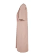 BUILD YOUR BRAND Ladies´ Organic Oversized Slit Tee Dress Kleider personalisierbar