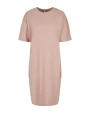 Robes personnalisable BUILD YOUR BRAND Ladies´ Organic Oversized Slit Tee Dress