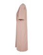 BUILD YOUR BRAND Ladies´ Organic Oversized Slit Tee Dress Kleider personalisierbar