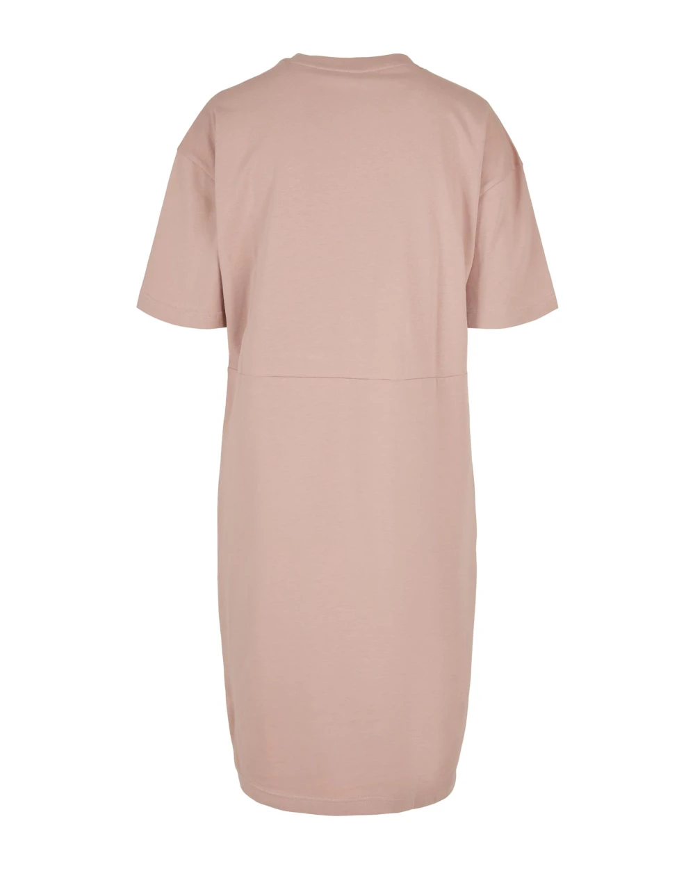 Jurken BUILD YOUR BRAND Ladies´ Organic Oversized Slit Tee Dress voor bedrukking &amp; borduring