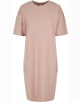BUILD YOUR BRAND Ladies´ Organic Oversized Slit Tee Dress Kleider personalisierbar