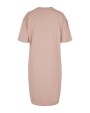 BUILD YOUR BRAND Ladies´ Organic Oversized Slit Tee Dress Kleider personalisierbar