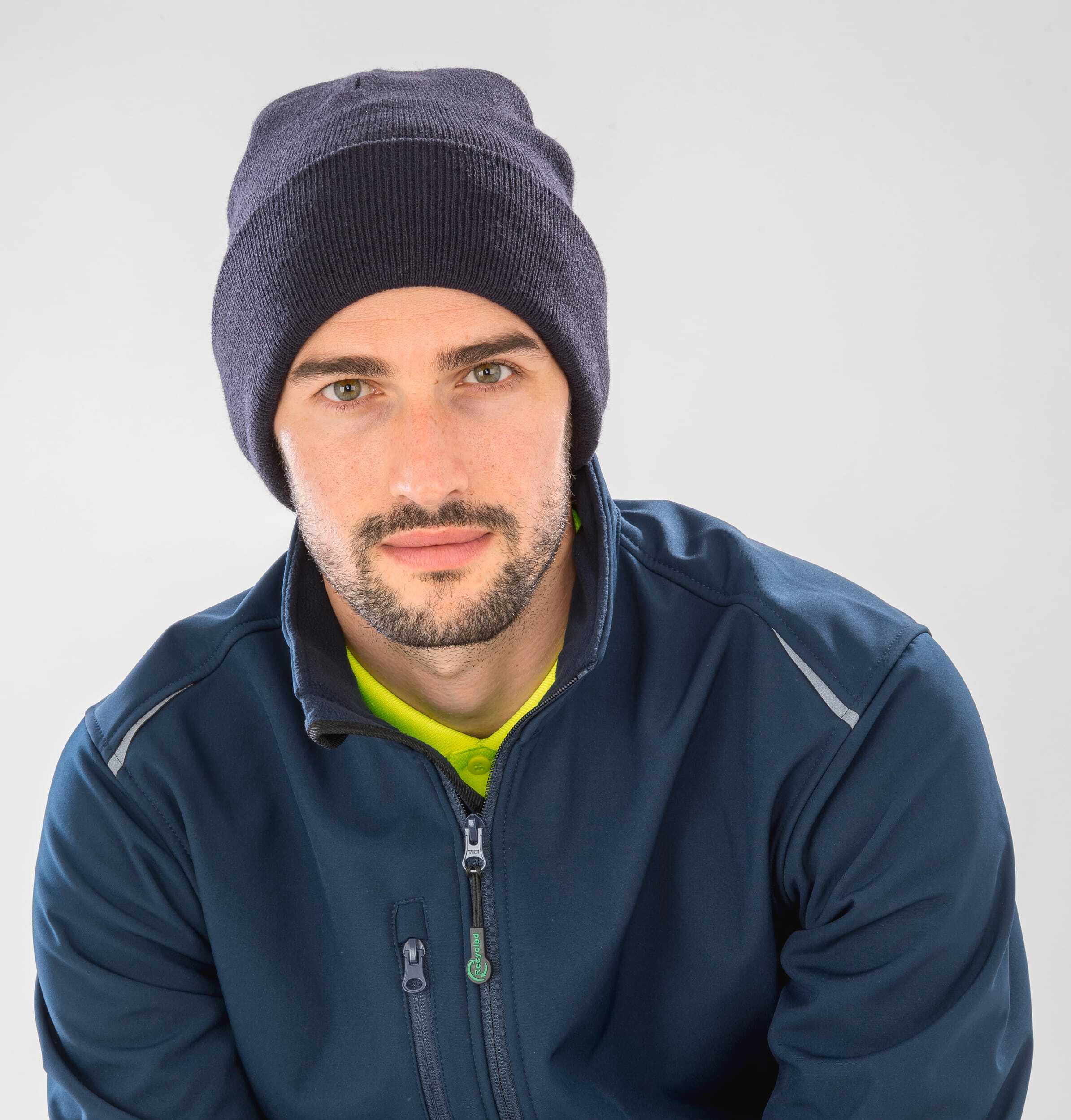 Bonnets personnalisable RESULT Bonnet en polyester recyclée