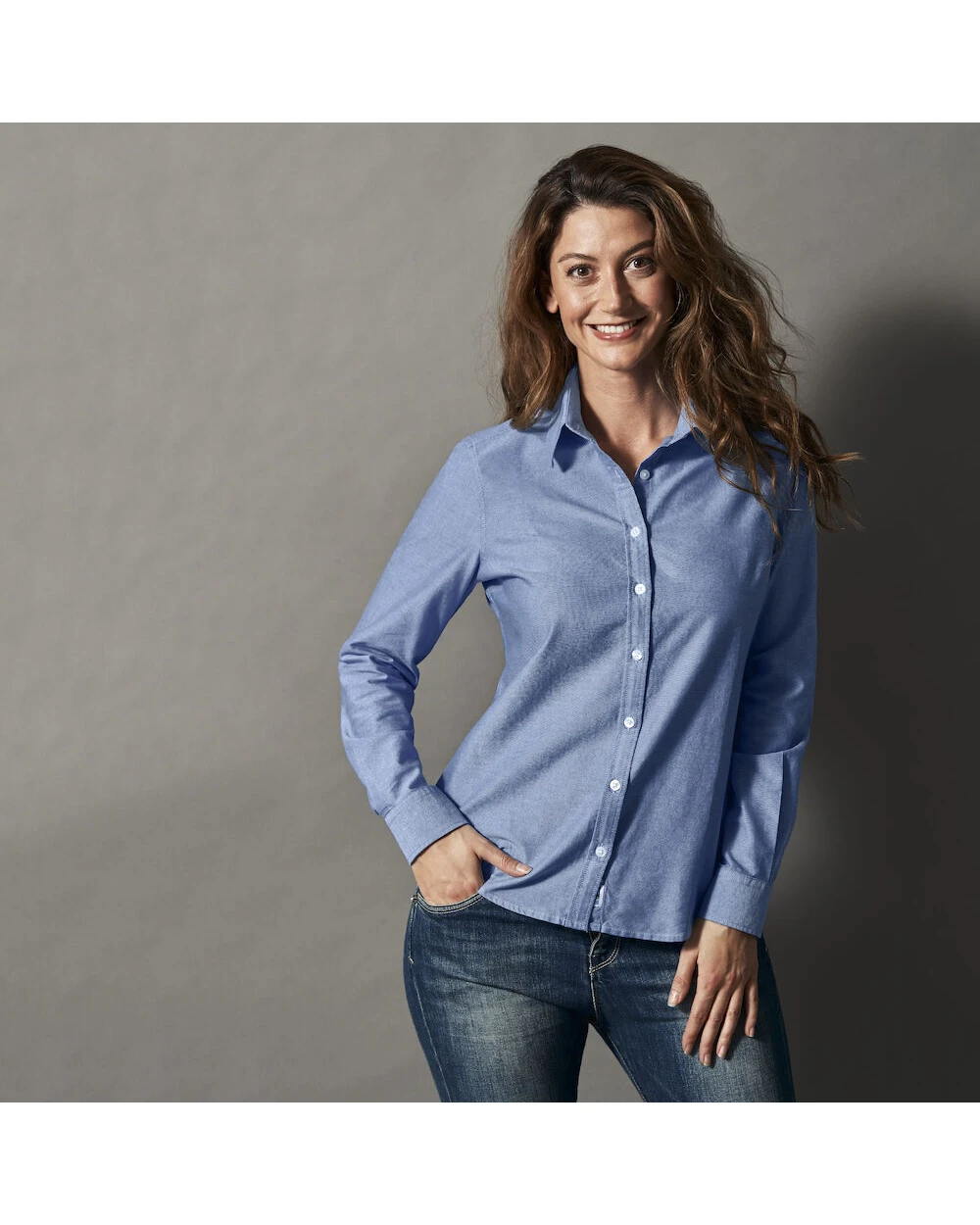 Chemises personnalisable COTTOVER Chemise Oxford Femme Certifié Gots