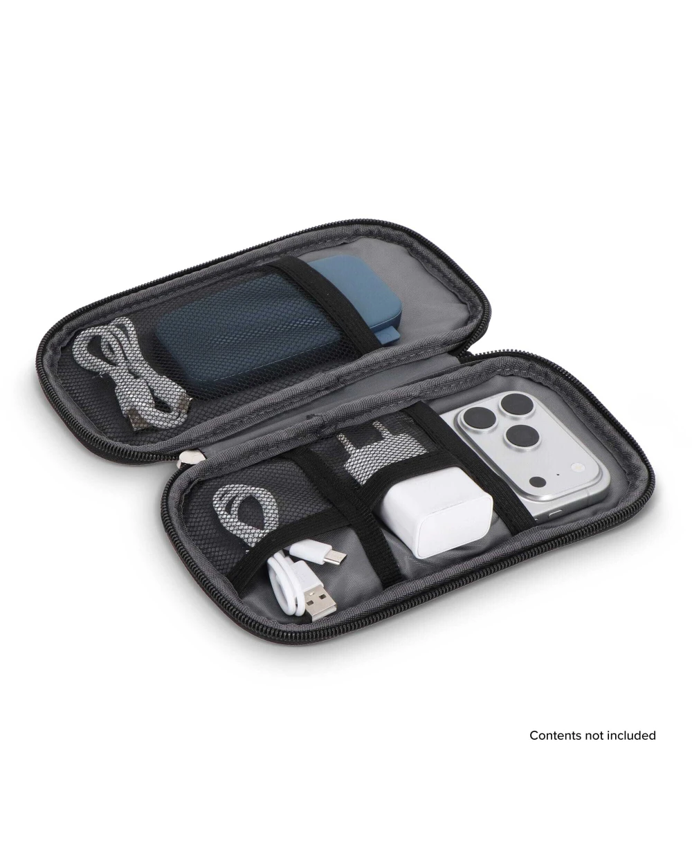 4DO rPET PU-beschichtete 210D Kyra-Organizer-Etui 20 x 11,5 x 2 cm Taschen personalisierbar