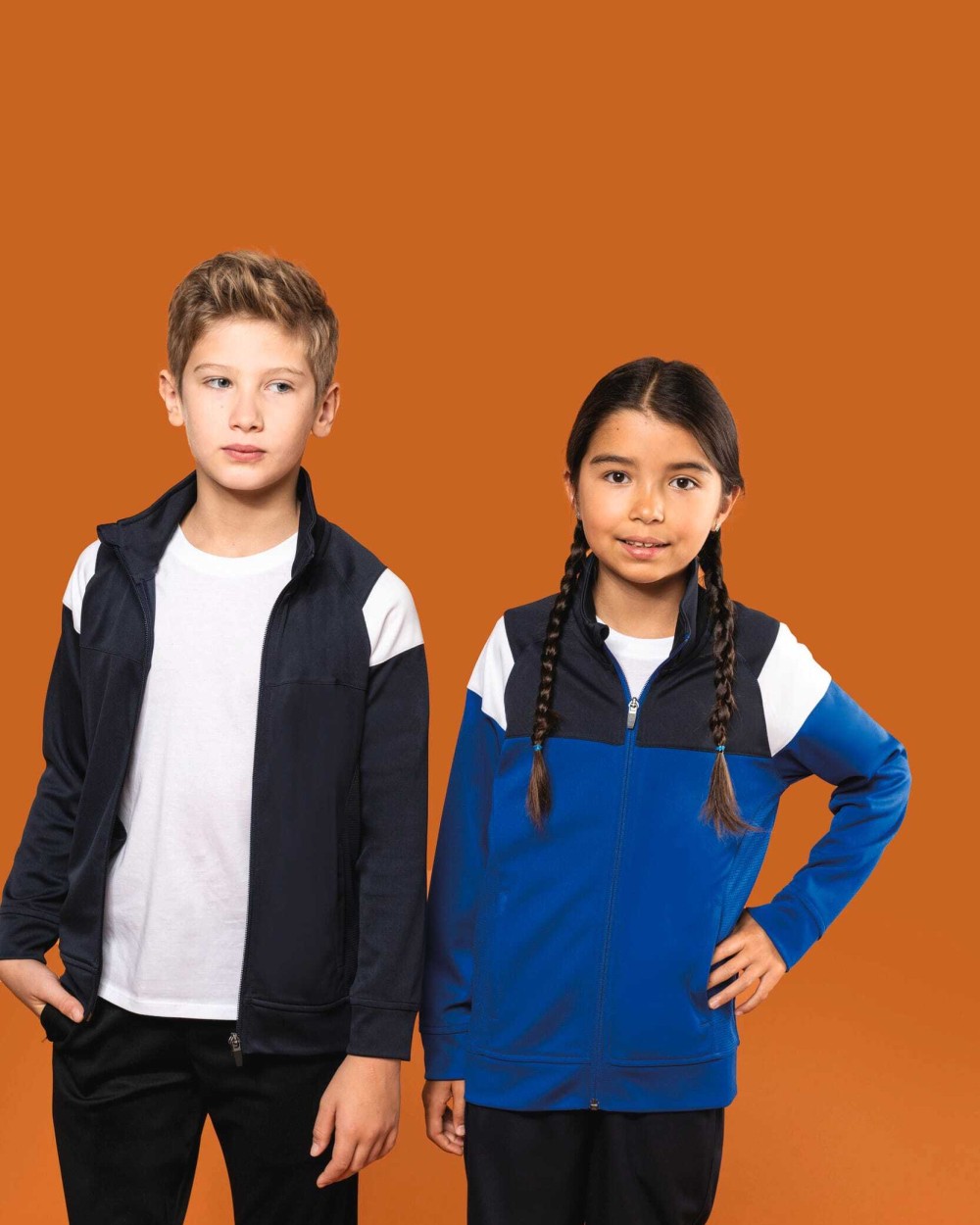 PROACT Kinder Trainingsjacke mit Reißverschluss Jacken personalisierbar