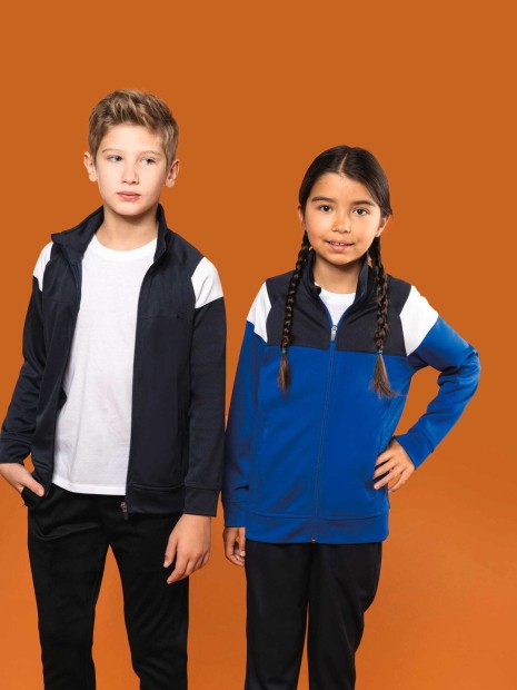 Vestes à personnaliser PROACT Veste de survêtement zippée enfant 