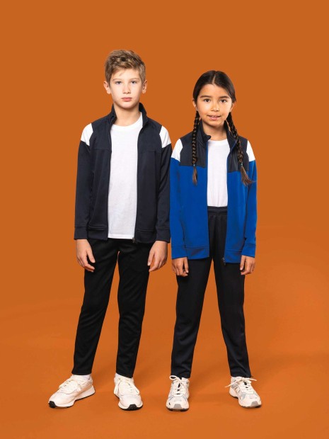 Vestes à personnaliser PROACT Veste de survêtement zippée enfant 