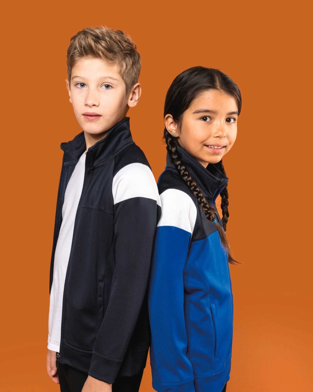 PROACT Kinder Trainingsjacke mit Reißverschluss Jacken personalisierbar
