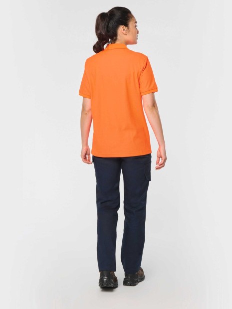 Polos à personnaliser WK. DESIGNED TO WORK Polo unisexe écoresponsable coton/polyester 