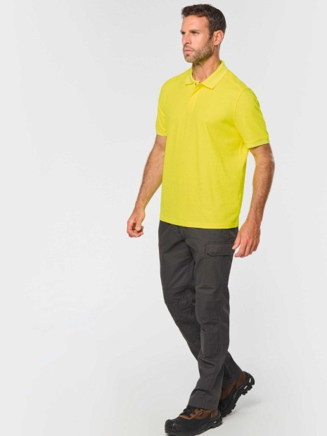 Polos à personnaliser WK. DESIGNED TO WORK Polo unisexe écoresponsable coton/polyester 