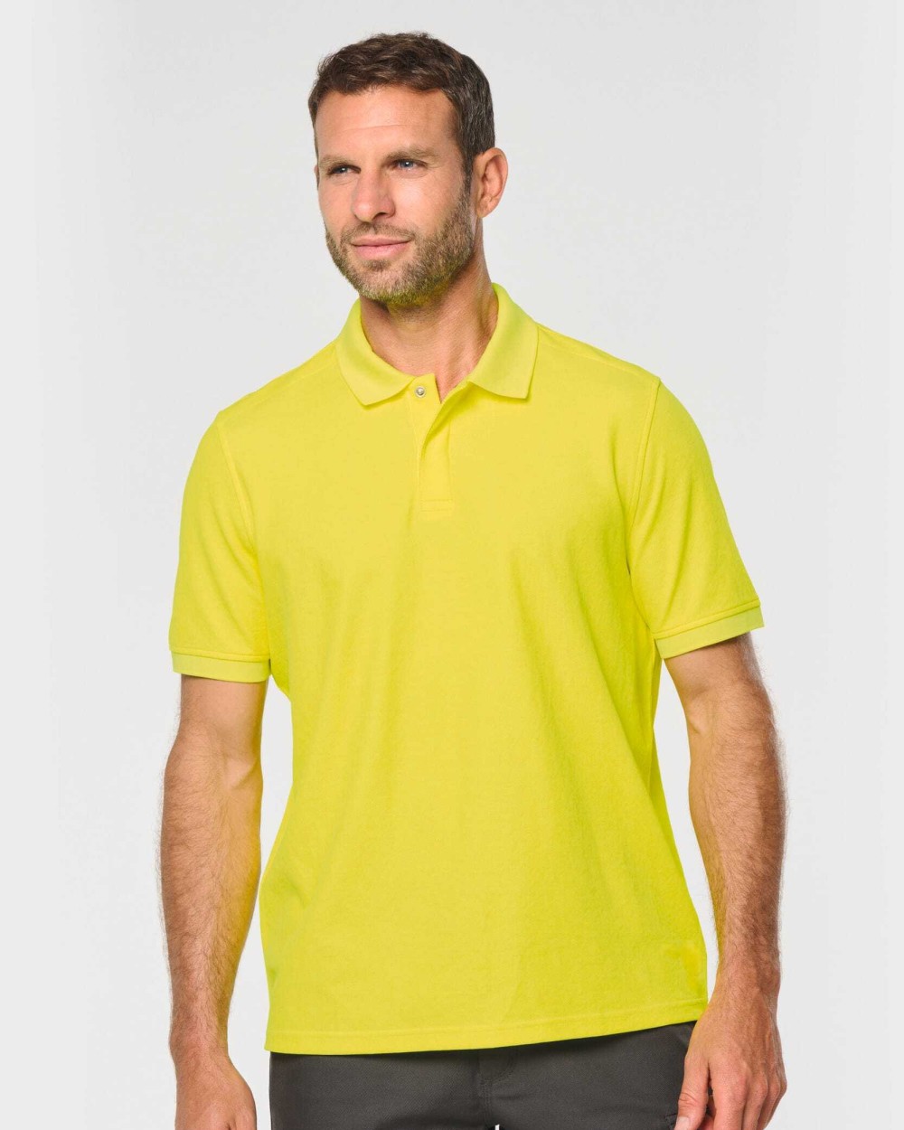 Polo's WK. DESIGNED TO WORK Ecologische uniseks polo katoen/polyester voor bedrukking &amp; borduring