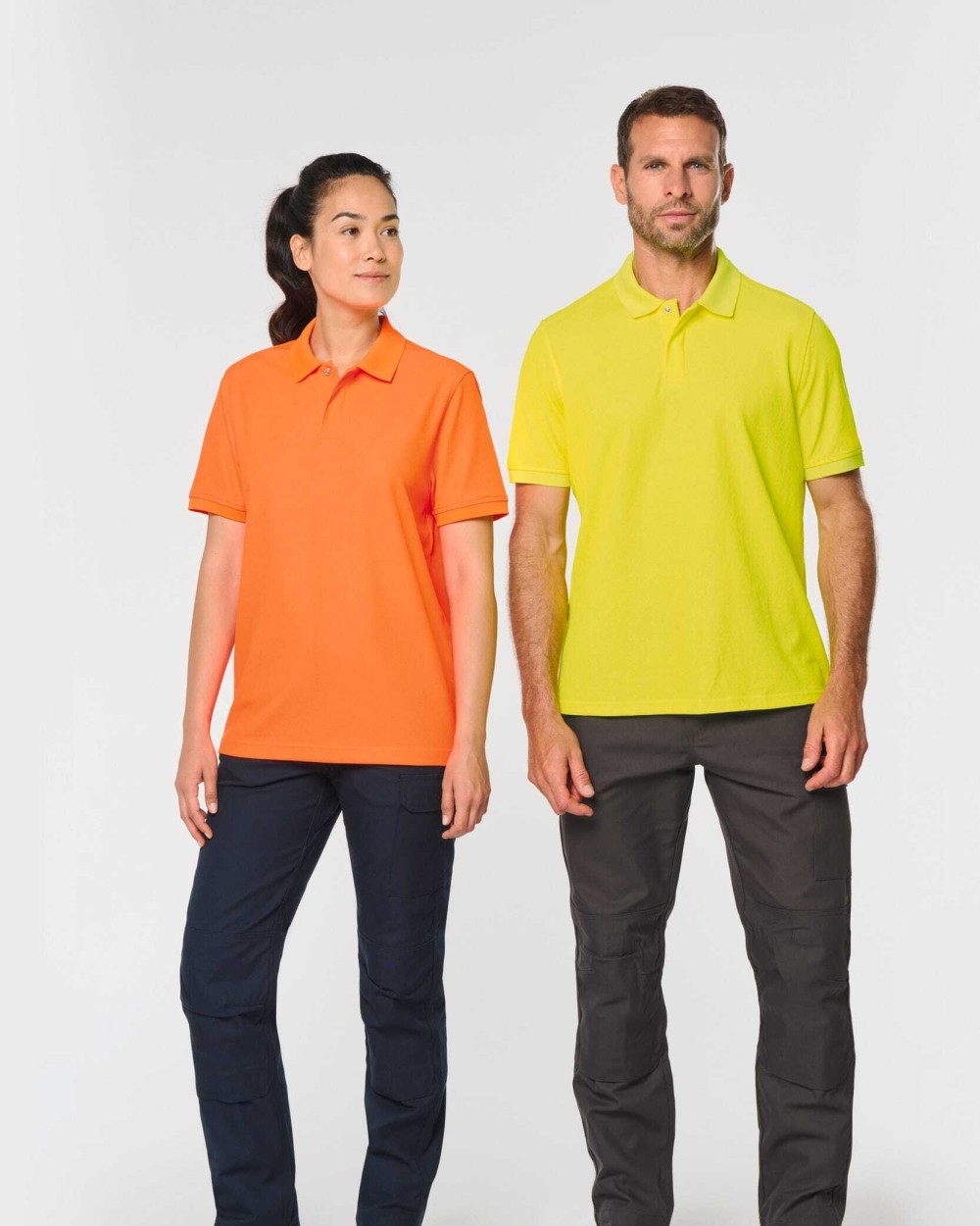 Polo's WK. DESIGNED TO WORK Ecologische uniseks polo katoen/polyester voor bedrukking &amp; borduring