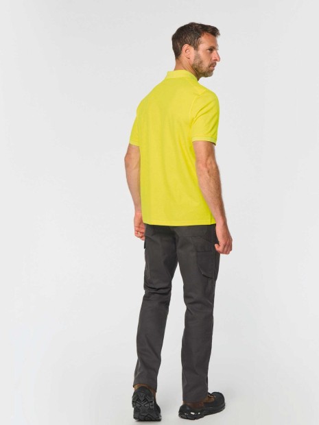 Polos à personnaliser WK. DESIGNED TO WORK Polo unisexe écoresponsable coton/polyester 