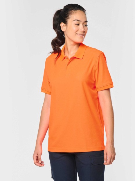 Polos à personnaliser WK. DESIGNED TO WORK Polo unisexe écoresponsable coton/polyester 
