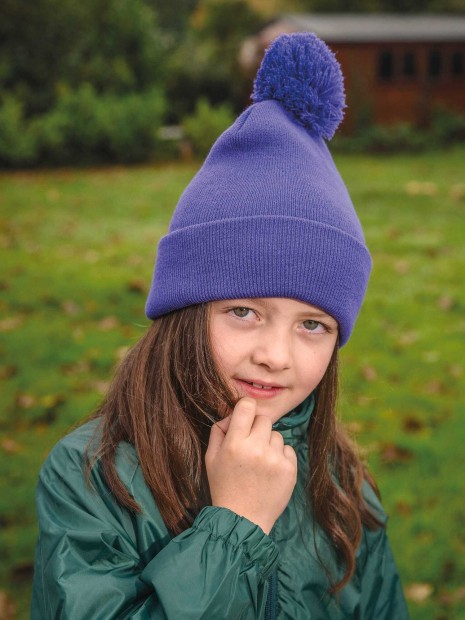 Bonnets à personnaliser RESULT Bonnet pompon BEANIE 