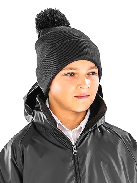 Bonnets à personnaliser RESULT Bonnet pompon BEANIE 