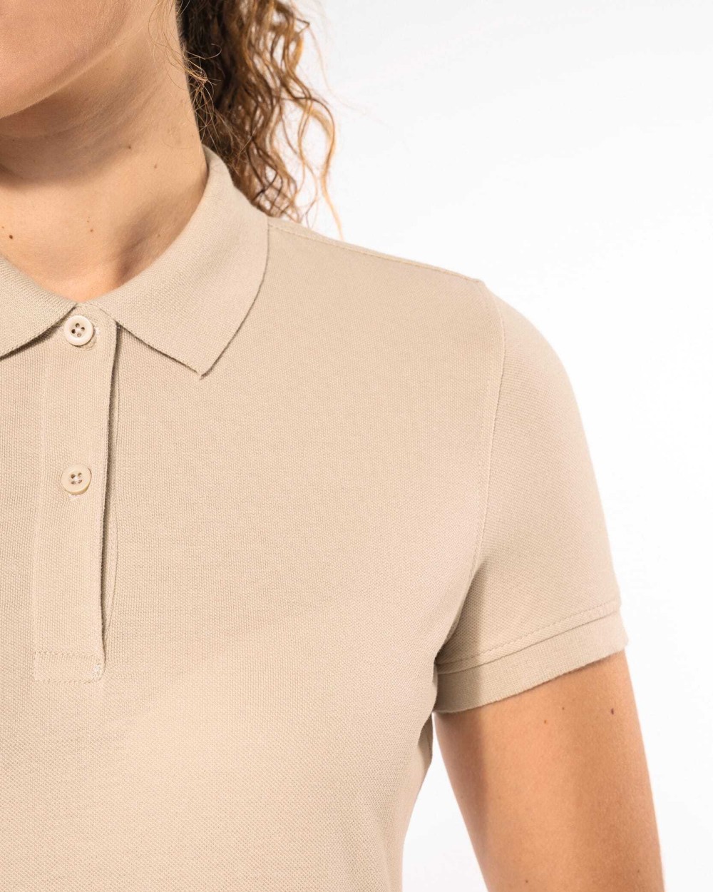 KARIBAN Piqué-Polohemd Bio180 für Damen Poloshirts personalisierbar