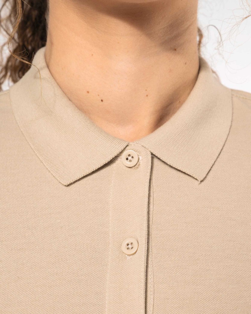KARIBAN Piqué-Polohemd Bio180 für Damen Poloshirts personalisierbar
