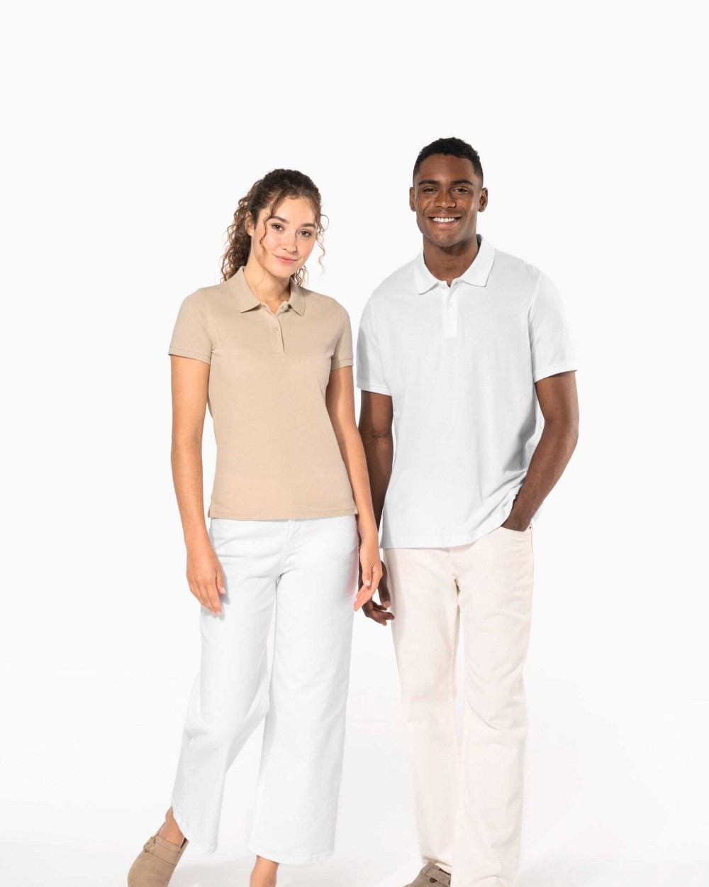 KARIBAN Piqué-Polohemd Bio180 für Damen Poloshirts personalisierbar