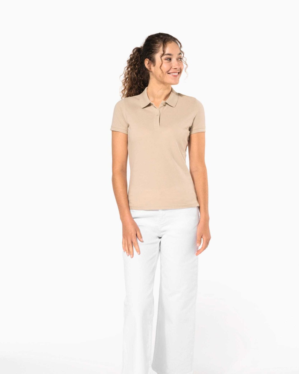Polos personnalisable KARIBAN Polo piqué Bio180 femme