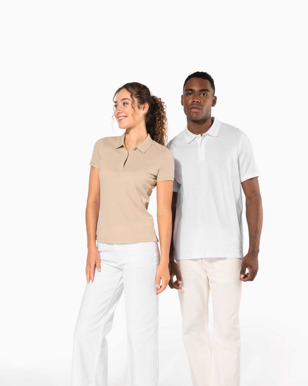 KARIBAN Piqué-Polohemd Bio180 für Damen Poloshirts personalisierbar