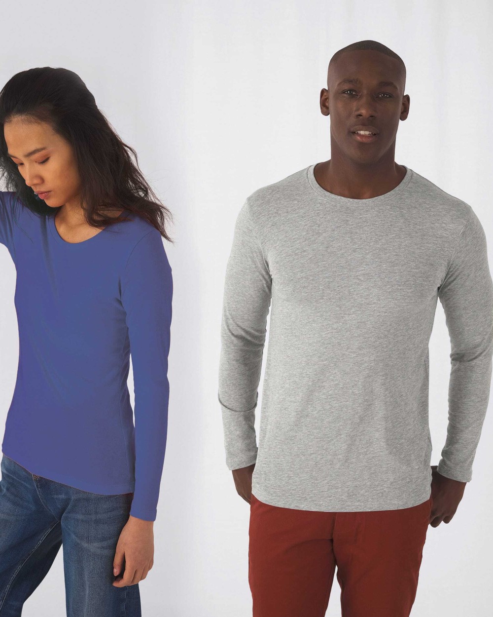 T-Shirts personnalisable B&C T-shirt bio Inspire homme manches longues