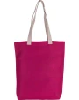 KIMOOD Shoppingtasche aus Jute-Baumwollmischgewebe Tote Bags personalisierbar