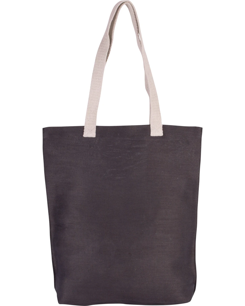 KIMOOD Shoppingtasche aus Jute-Baumwollmischgewebe Tote Bags personalisierbar