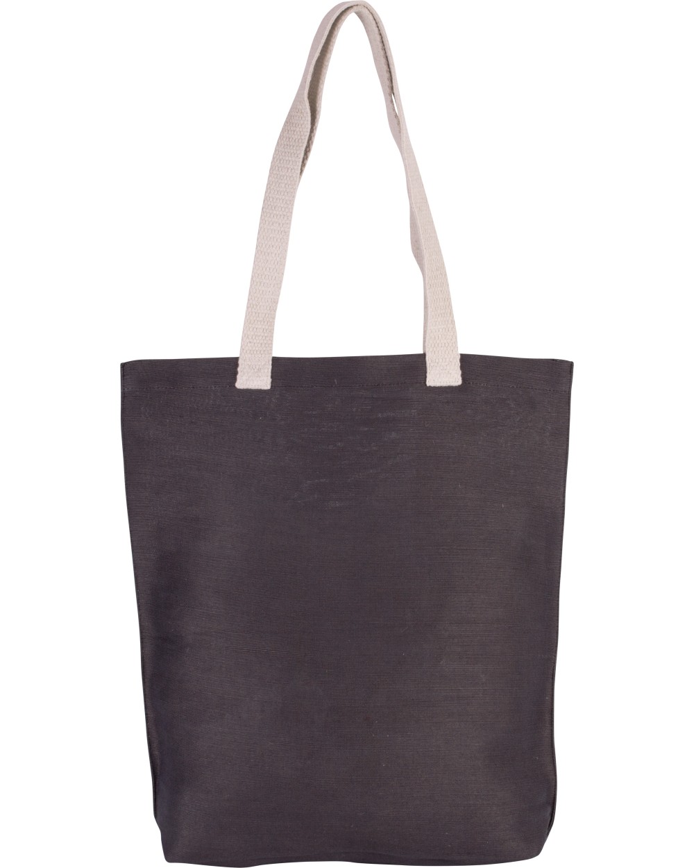KIMOOD Shoppingtasche aus Jute-Baumwollmischgewebe Tote Bags personalisierbar
