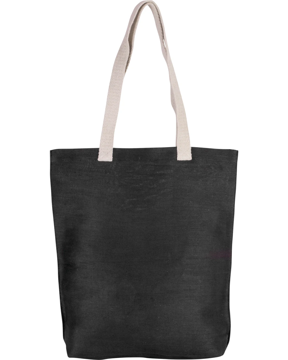 KIMOOD Shoppingtasche aus Jute-Baumwollmischgewebe Tote Bags personalisierbar