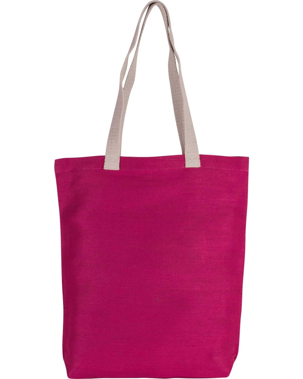 KIMOOD Shoppingtasche aus Jute-Baumwollmischgewebe Tote Bags personalisierbar