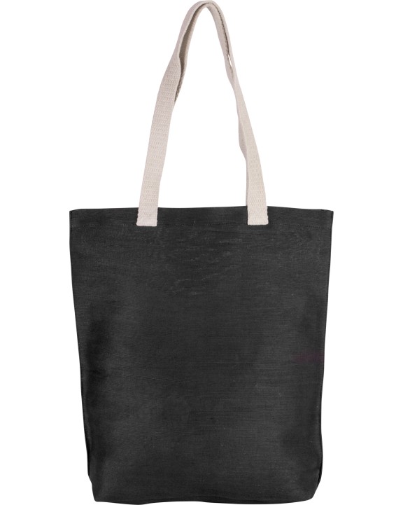 KIMOOD Shoppingtasche aus Jute-Baumwollmischgewebe Tote Bags personalisierbar