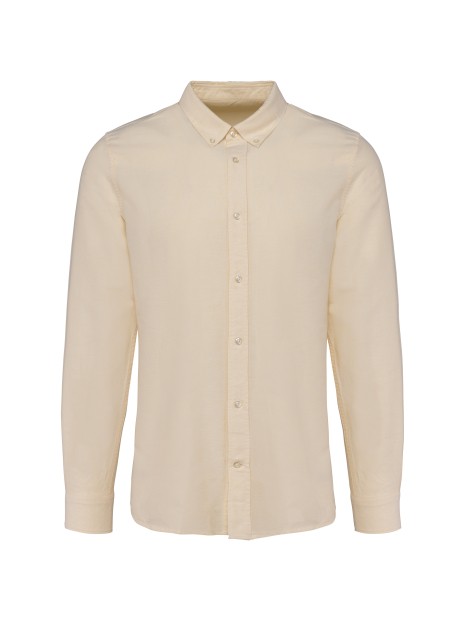 KARIBAN Chemise Oxford manches longues homme /api/colors/6d931ef8-9b2b-434a-9537-66fa0fc314aa personnalisable