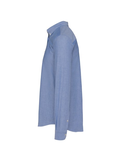KARIBAN Chemise Oxford manches longues homme /api/colors/9cd0a78c-045e-405b-82e1-9f45284340fa personnalisable
