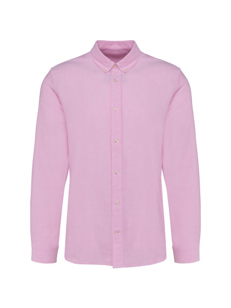 KARIBAN Chemise Oxford manches longues homme /api/colors/1ffb0ad8-cf66-4a6d-93be-d07d9d20ad7c personnalisable